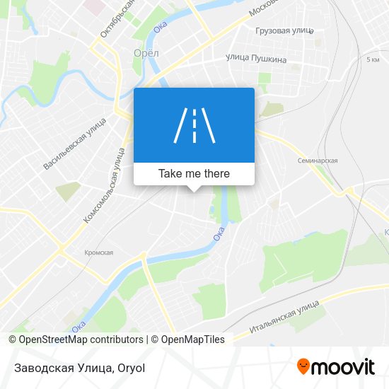 Заводская Улица map