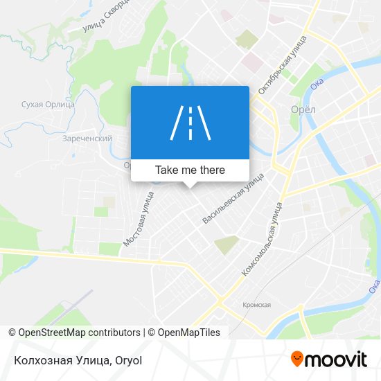 Колхозная Улица map