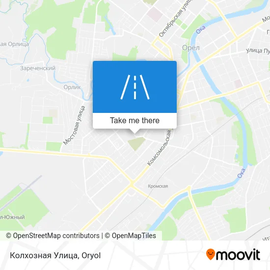 Колхозная Улица map
