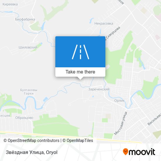 Звёздная Улица map