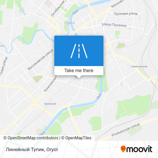 Линейный Тупик map