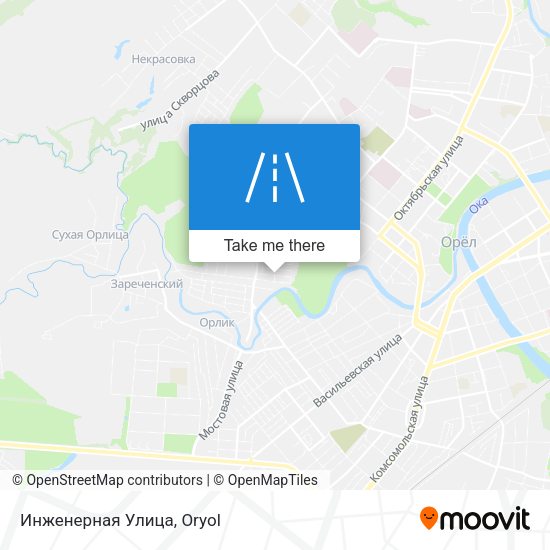 Инженерная Улица map