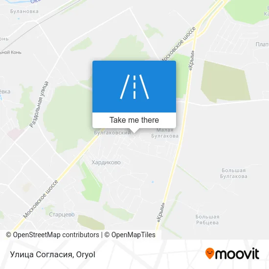 Улица Согласия map