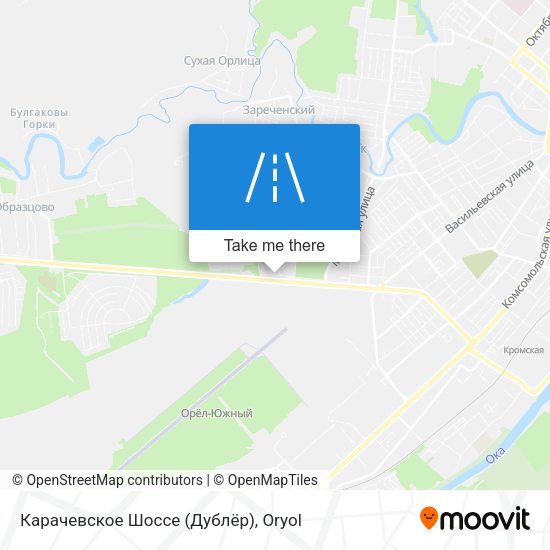 Карачевское Шоссе (Дублёр) map