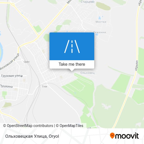 Ольховецкая Улица map