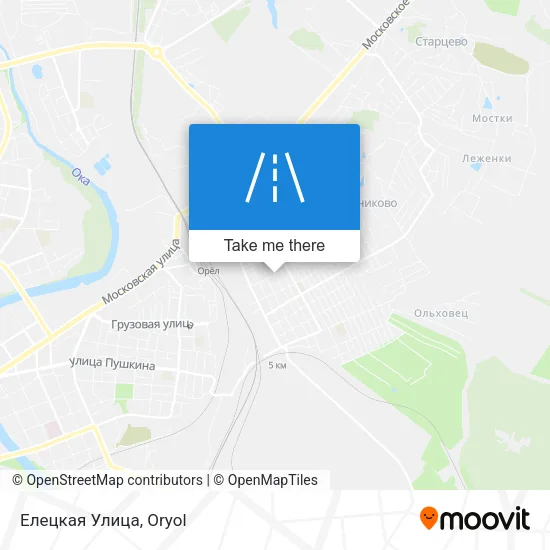 Елецкая Улица map
