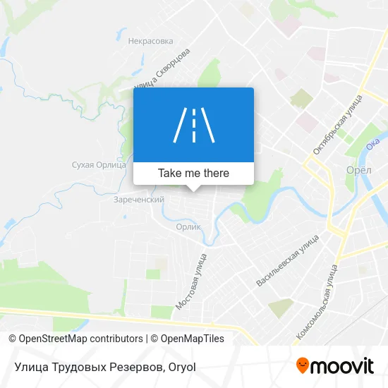 Улица Трудовых Резервов map