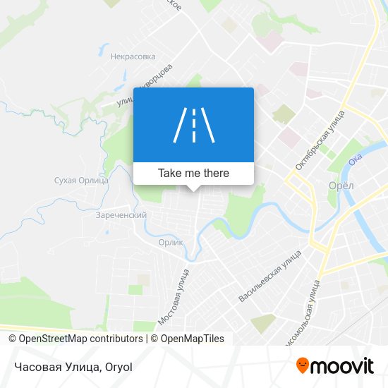 Часовая Улица map