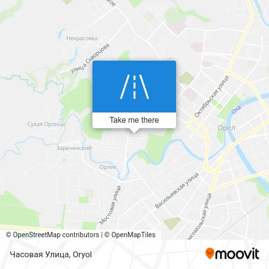 Часовая Улица map