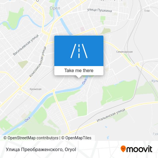 Улица Преображенского map