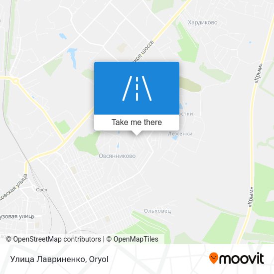 Улица Лавриненко map