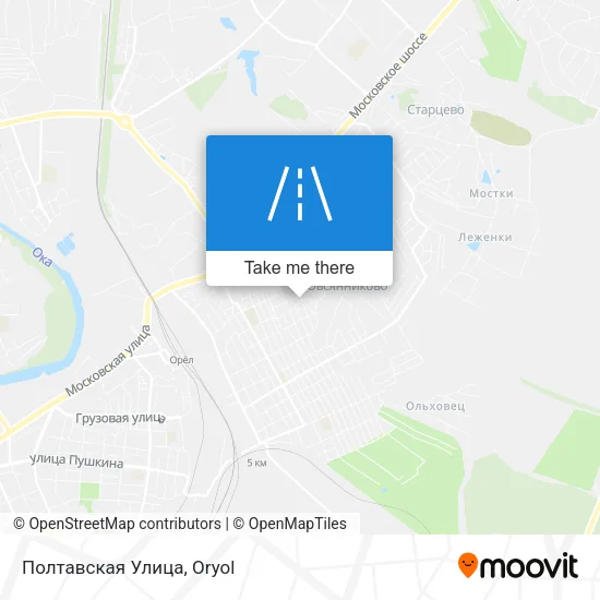 Полтавская Улица map