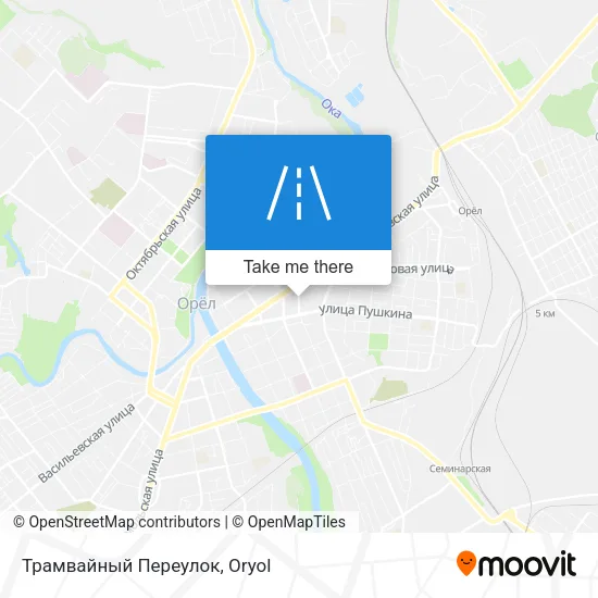 Трамвайный Переулок map