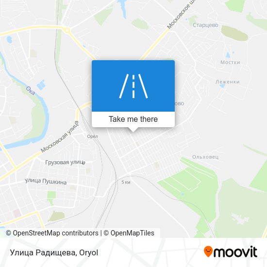 Улица Радищева map