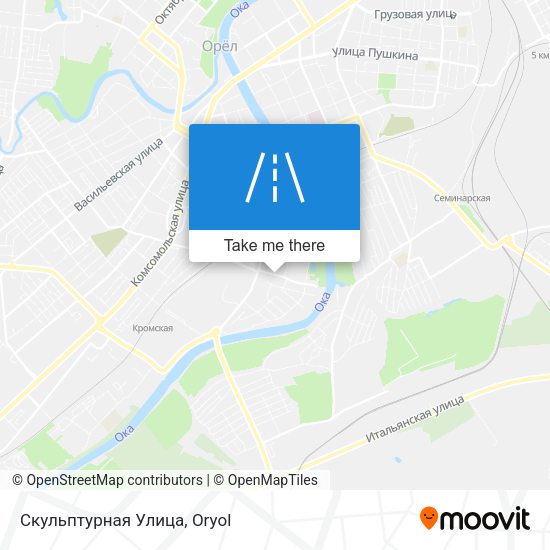 Скульптурная Улица map