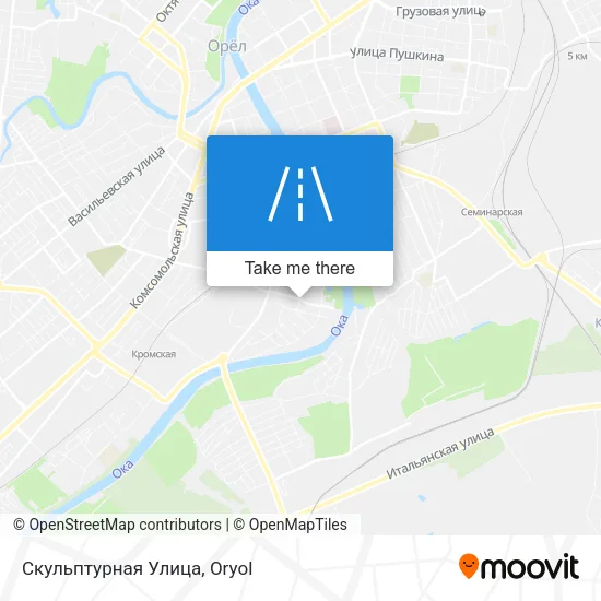 Скульптурная Улица map