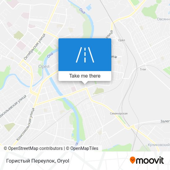 Гористый Переулок map