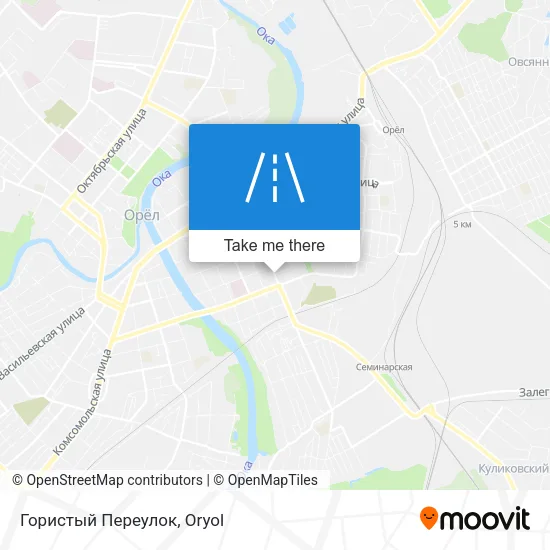Гористый Переулок map