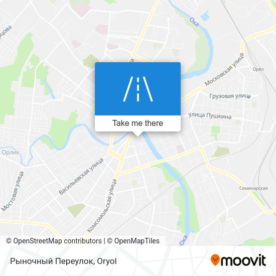 Рыночный Переулок map