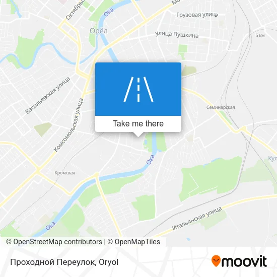 Проходной Переулок map