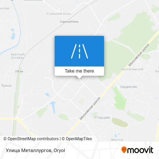 Улица Металлургов map