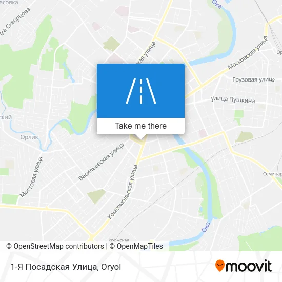 1-Я Посадская Улица map
