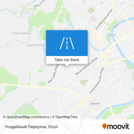 Усадебный Переулок map