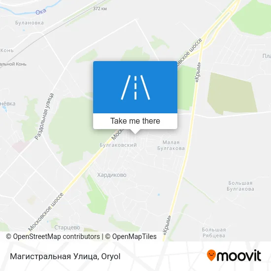 Магистральная Улица map
