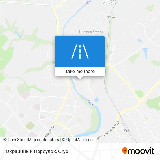 Окраинный Переулок map