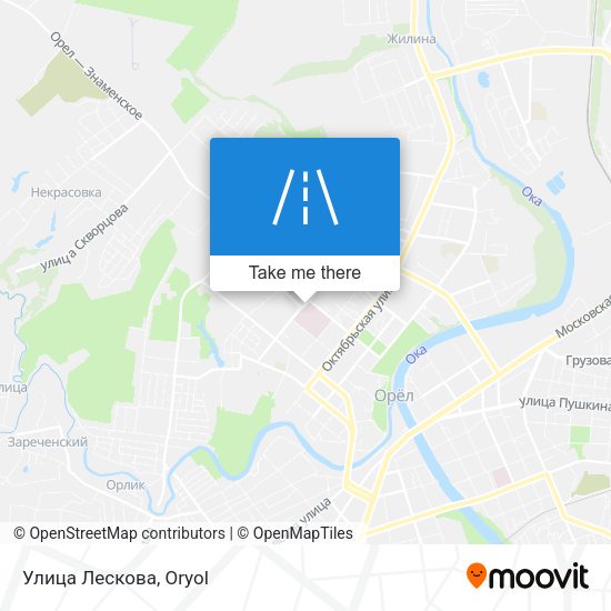 Улица Лескова map