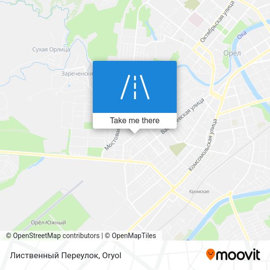 Лиственный Переулок map