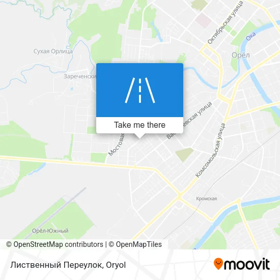 Лиственный Переулок map