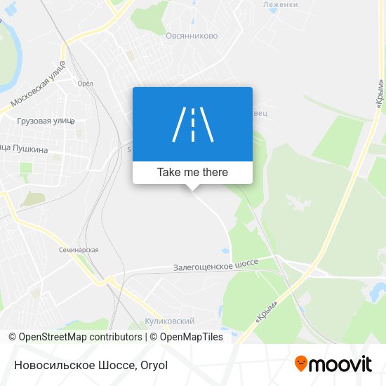 Новосильское Шоссе map