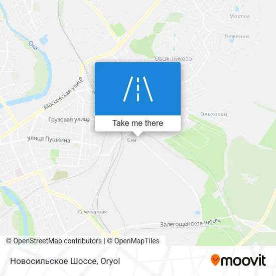 Новосильское Шоссе map