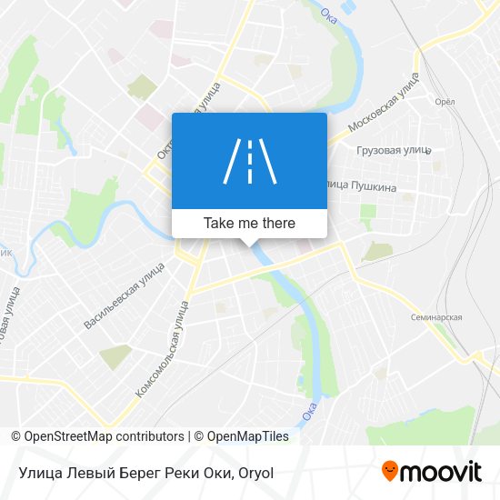 Улица Левый Берег Реки Оки map