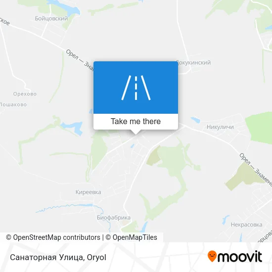 Санаторная Улица map