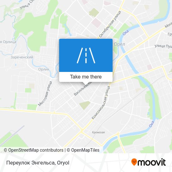 Переулок Энгельса map