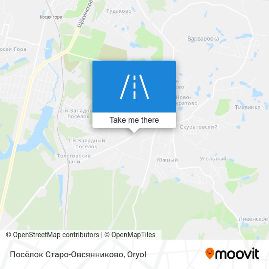 Посёлок Старо-Овсянниково map