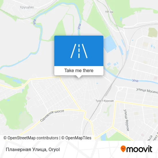 Планерная Улица map