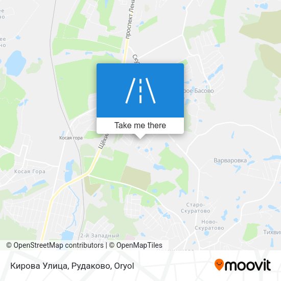 Кирова Улица, Рудаково map