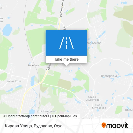 Кирова Улица, Рудаково map