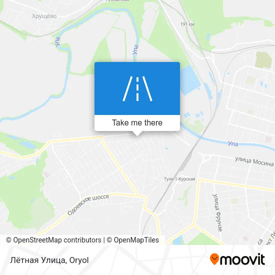 Лётная Улица map