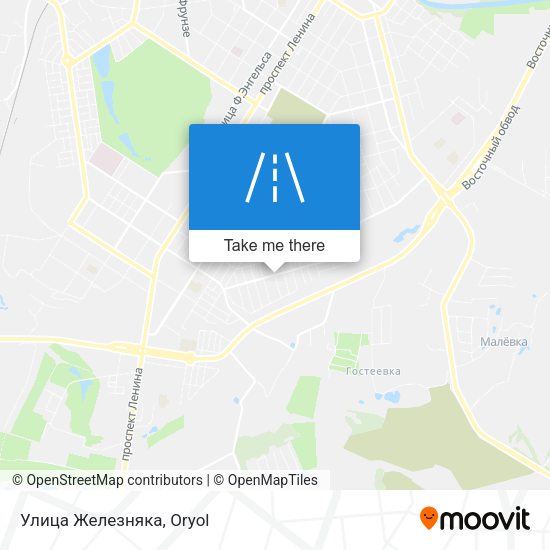 Улица Железняка map