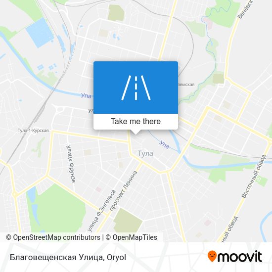 Благовещенская Улица map