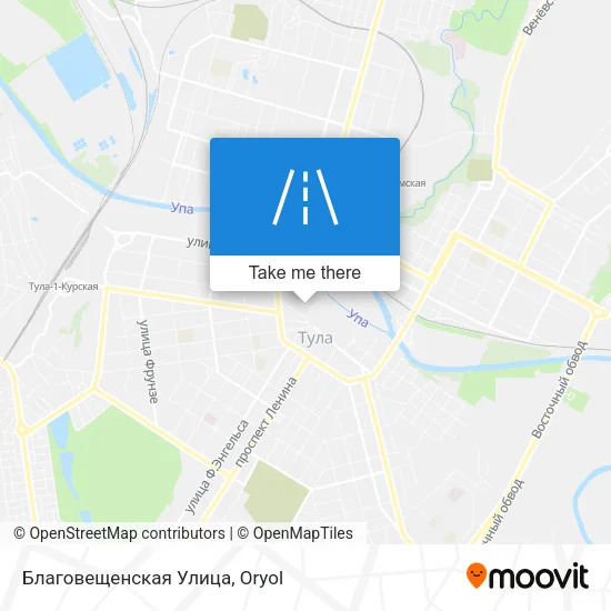 Благовещенская Улица map