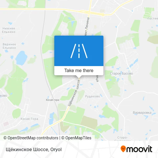 Щёкинское Шоссе map