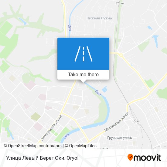 Улица Левый Берег Оки map