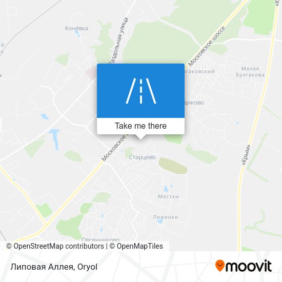 Липовая Аллея map