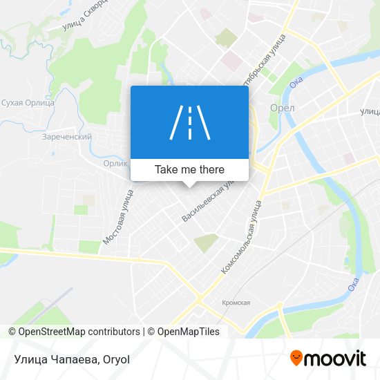 Улица Чапаева map