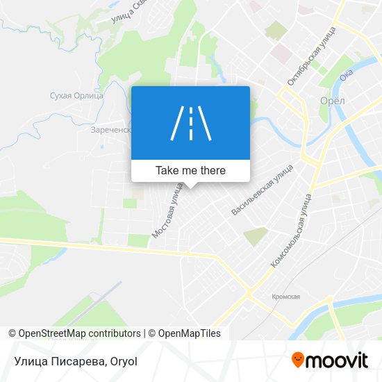 Улица Писарева map